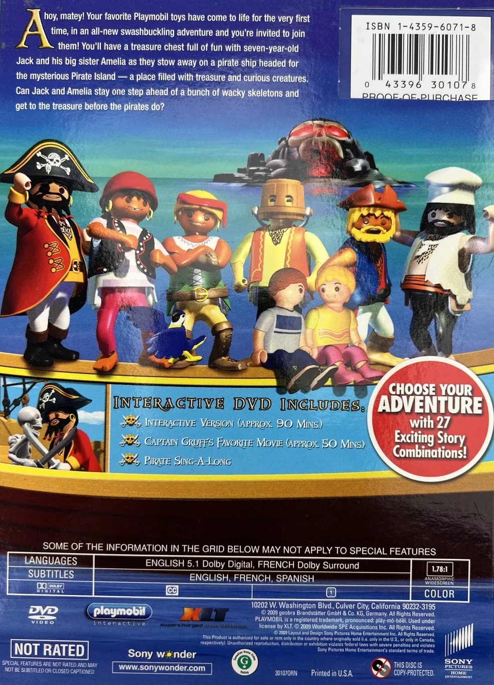 Playmobil: The Secret of Pirate Island DVD 43396301078| eBay