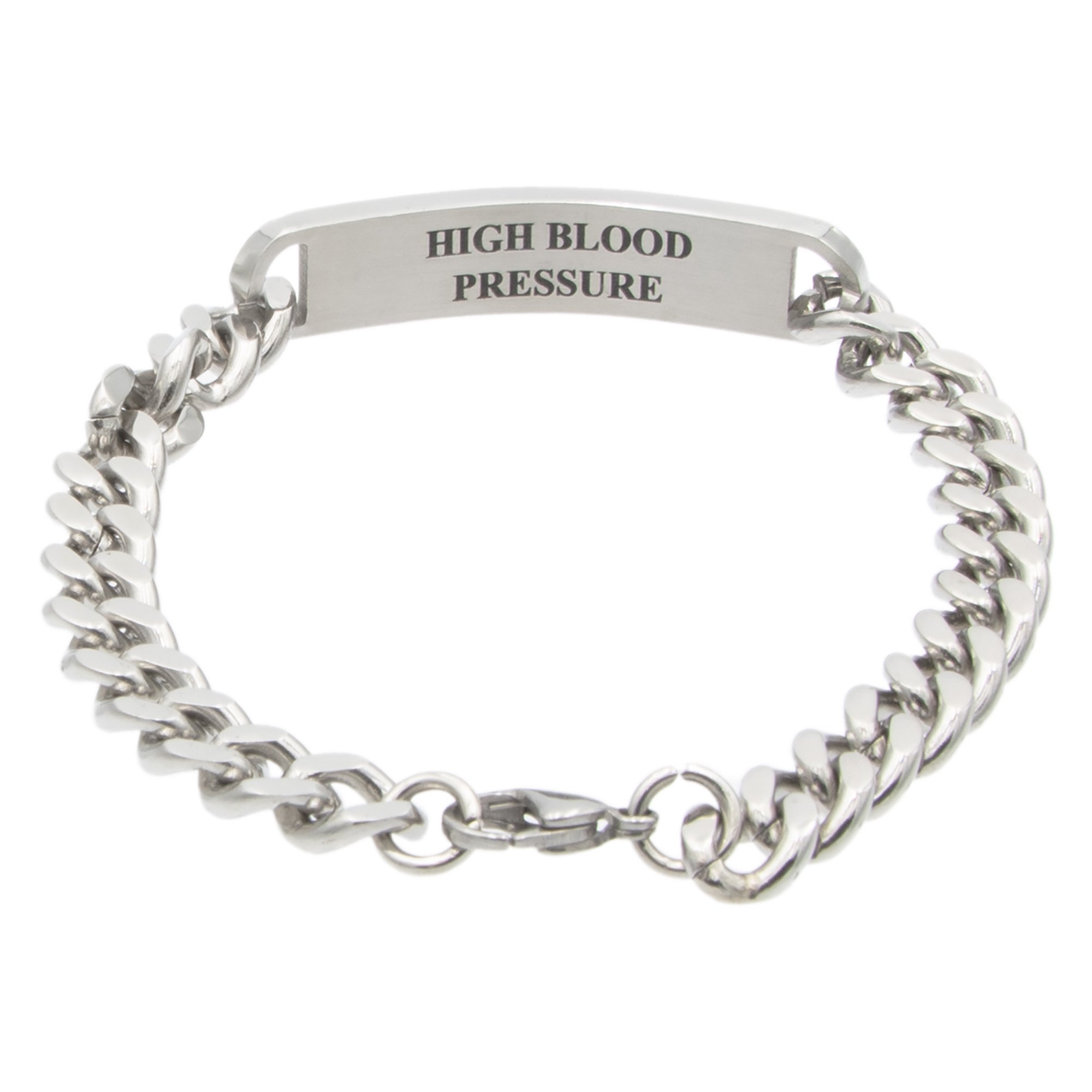 Blood Pressure Arm Anklet Stainless Steel 9-inch High Blood