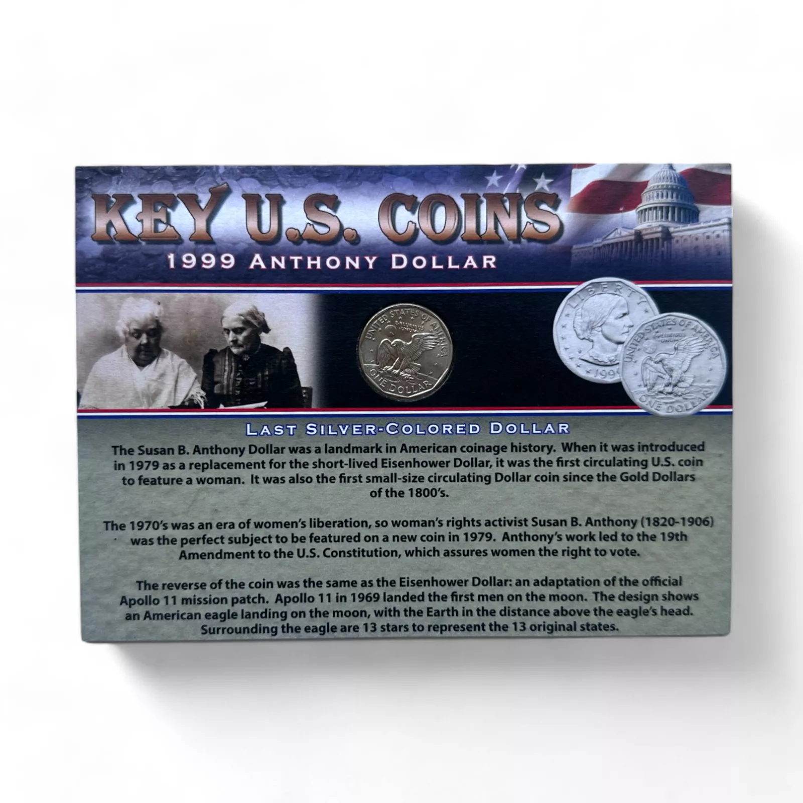 Key U.S. Coins: 1999 Susan B. Anthony Dollar | eBay