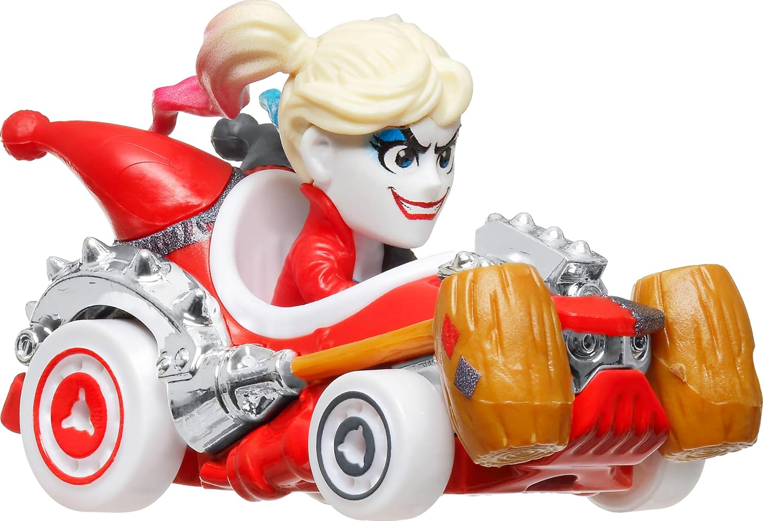 Hot Wheels RacerVerse DC Batman, Harley Quinn, Robin & Catwoman Die Cast Car - Picture 3 of 6