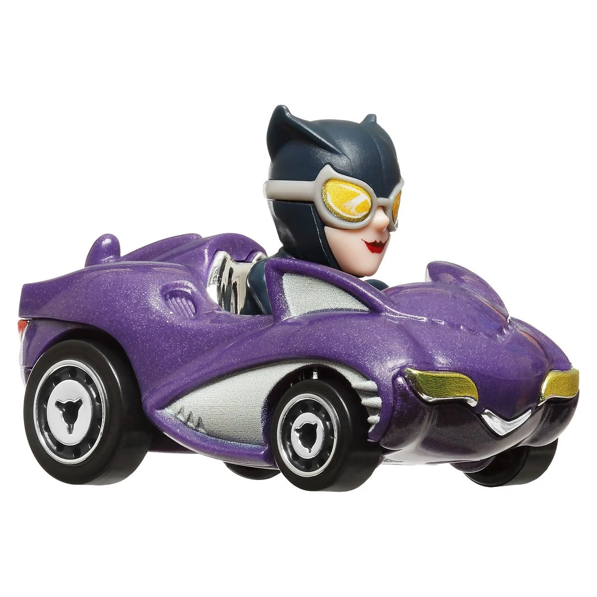 Hot Wheels RacerVerse DC Batman, Harley Quinn, Robin & Catwoman Die Cast Car - Picture 5 of 6