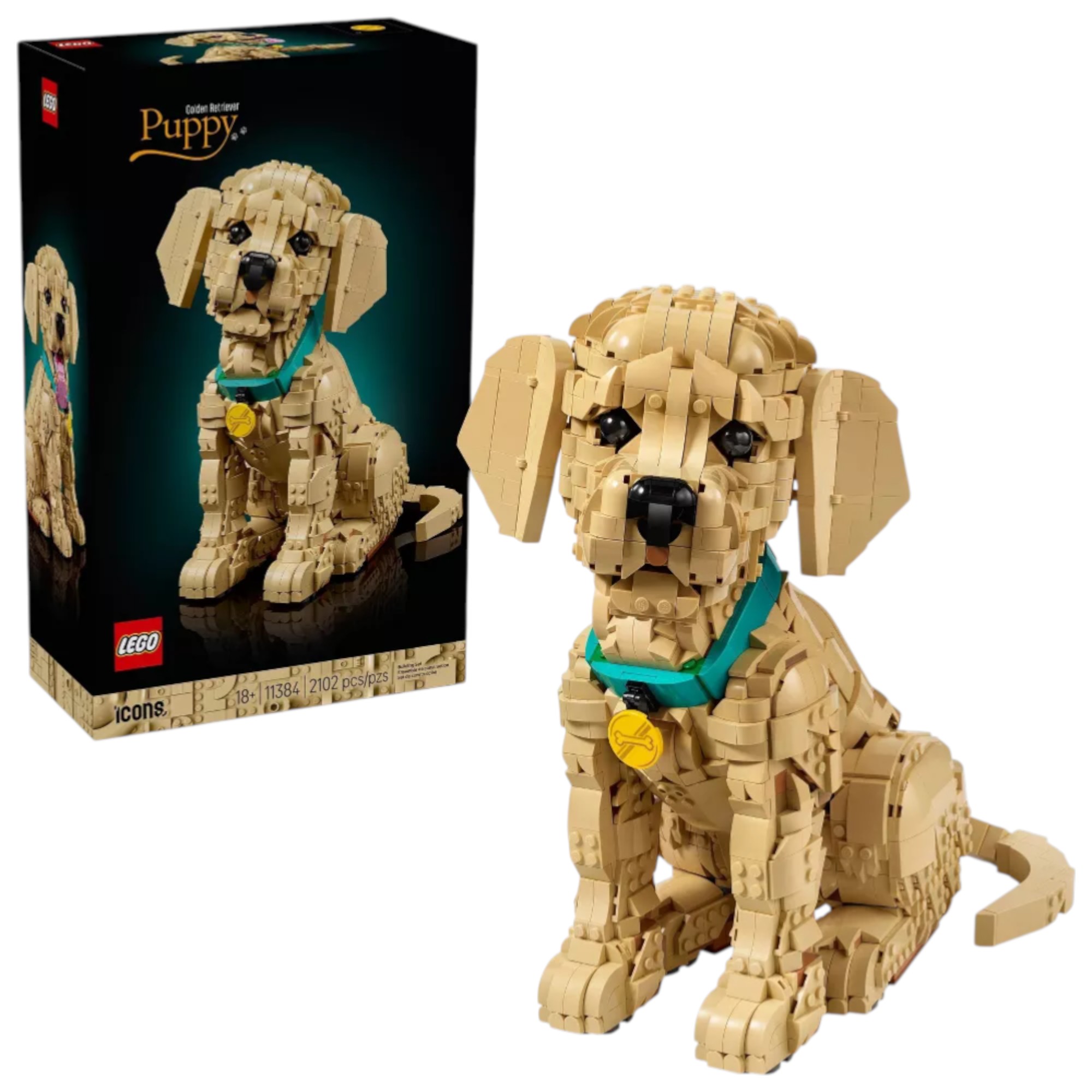 ペチカの炎 LEGO Icons Golden Retriever Puppy - Building Set 11384 | eBay