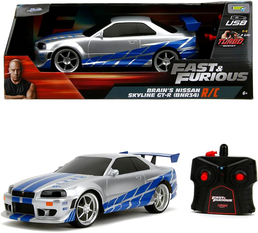 Jada Toys ブライアンニッサンスカイライン GT-R (BNR34) Jada Toys Fast & Furious Brian's Nissan Skyline GT-R (Bnr34