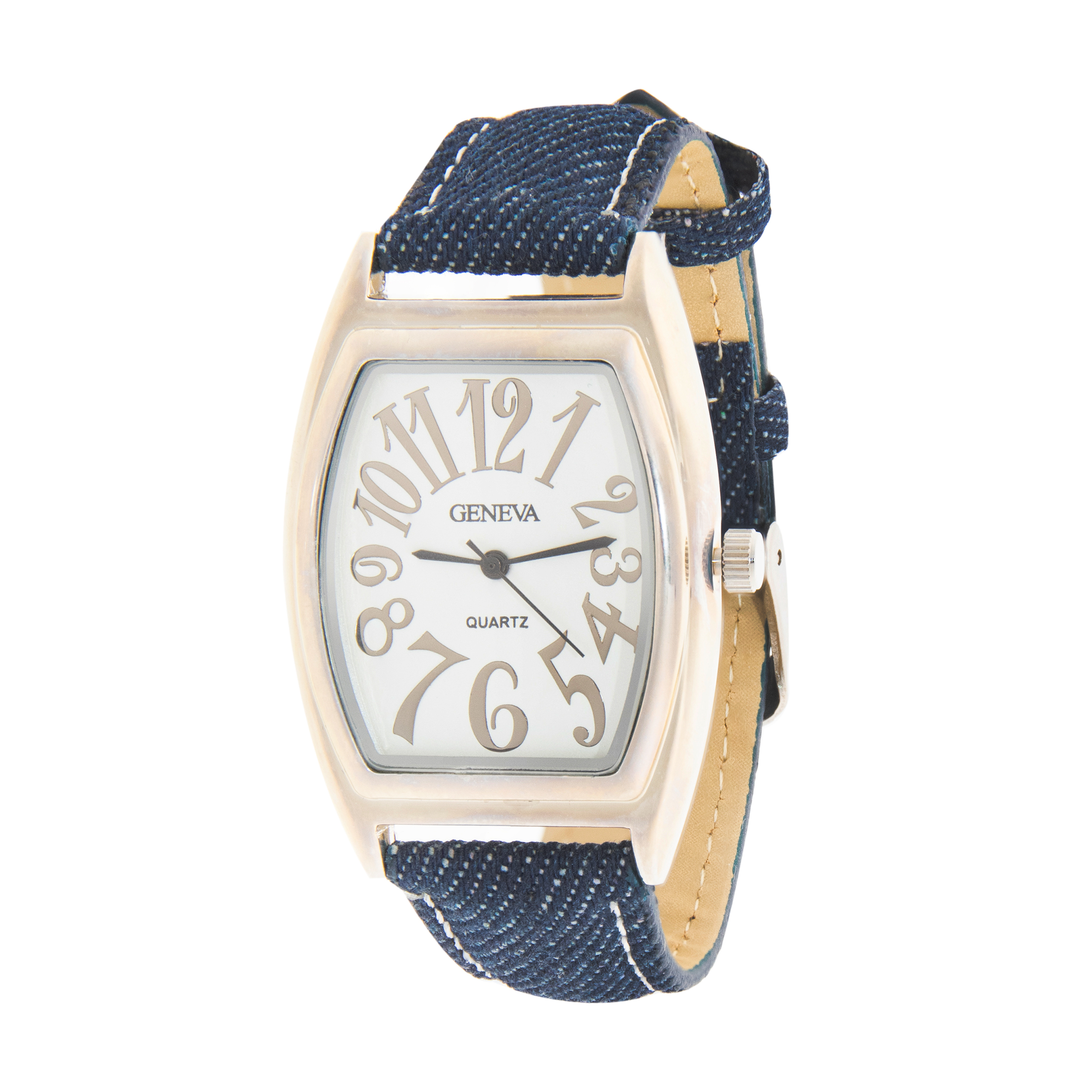 Geneva Women\'s Watch with Blue Floral Wrap and Gold Accents Geneva Watches | Blue - Walmart.com main image 4