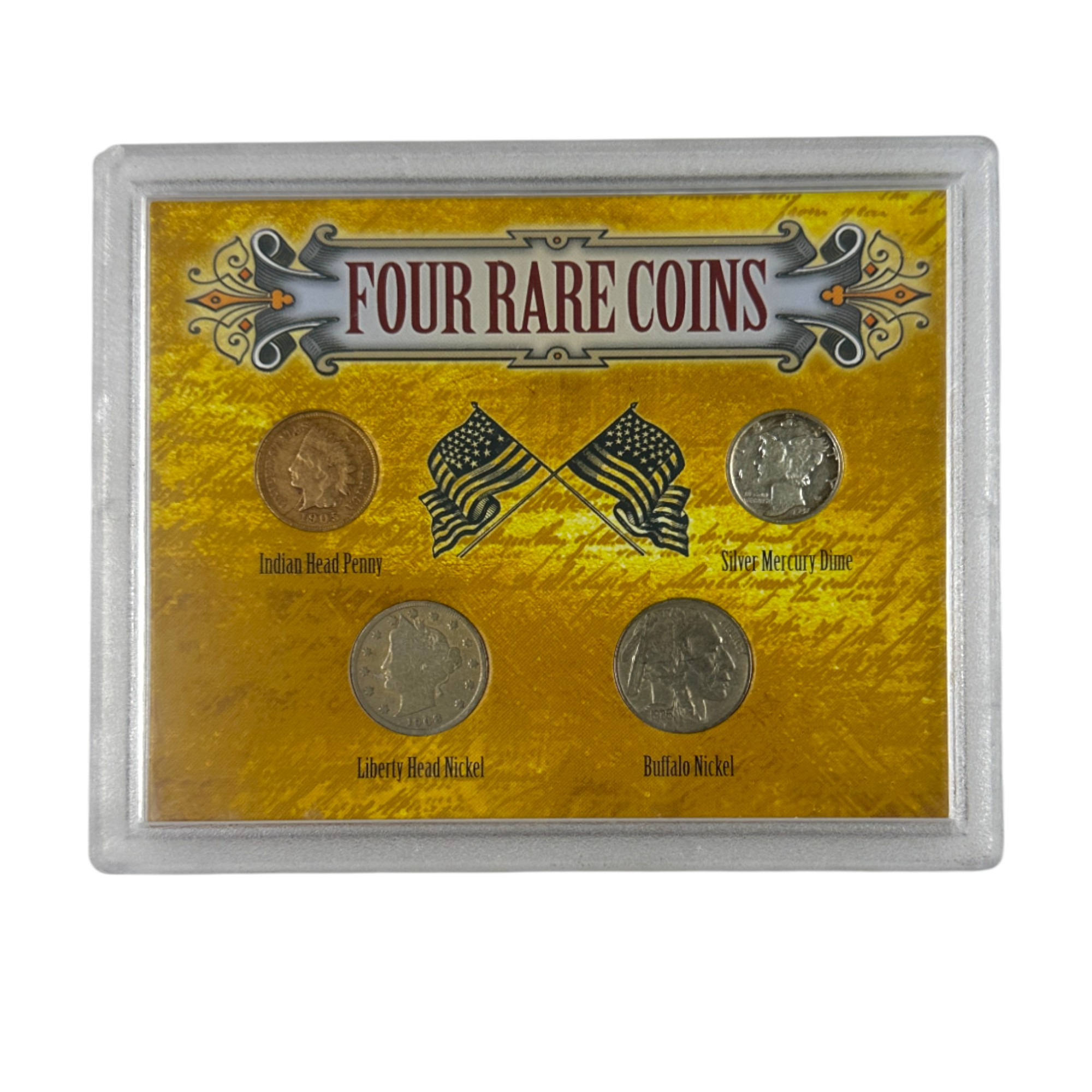 ま*能様 インド 旧貨幣 Half Rupee 4枚セット Four Rare Coins: Indian Head, Liberty Head, Buffalo, Silver