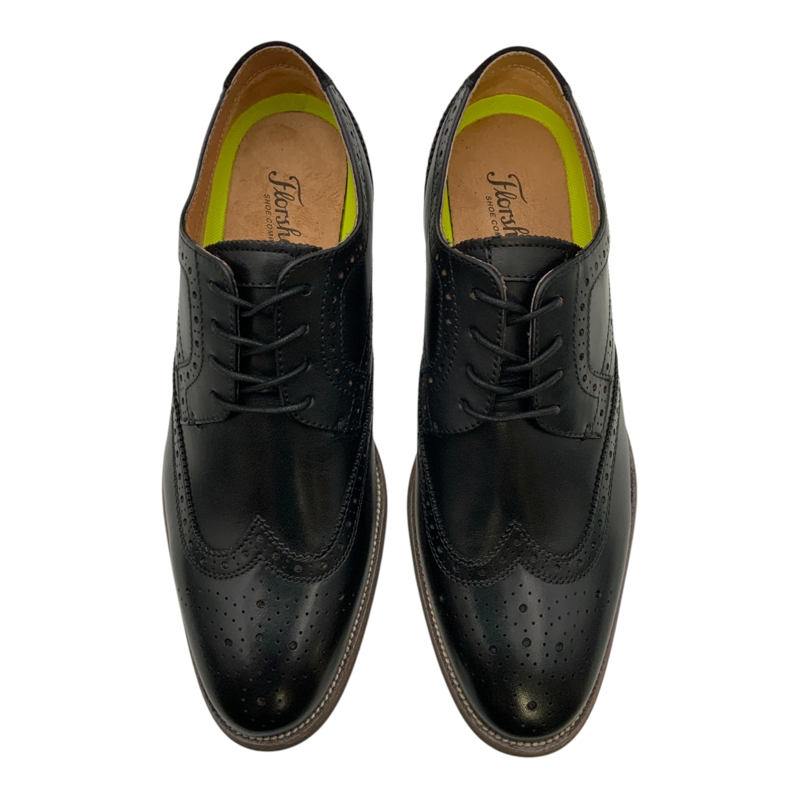 Florsheim Upgrade Wingtip Oxford Black US Men display picture 3