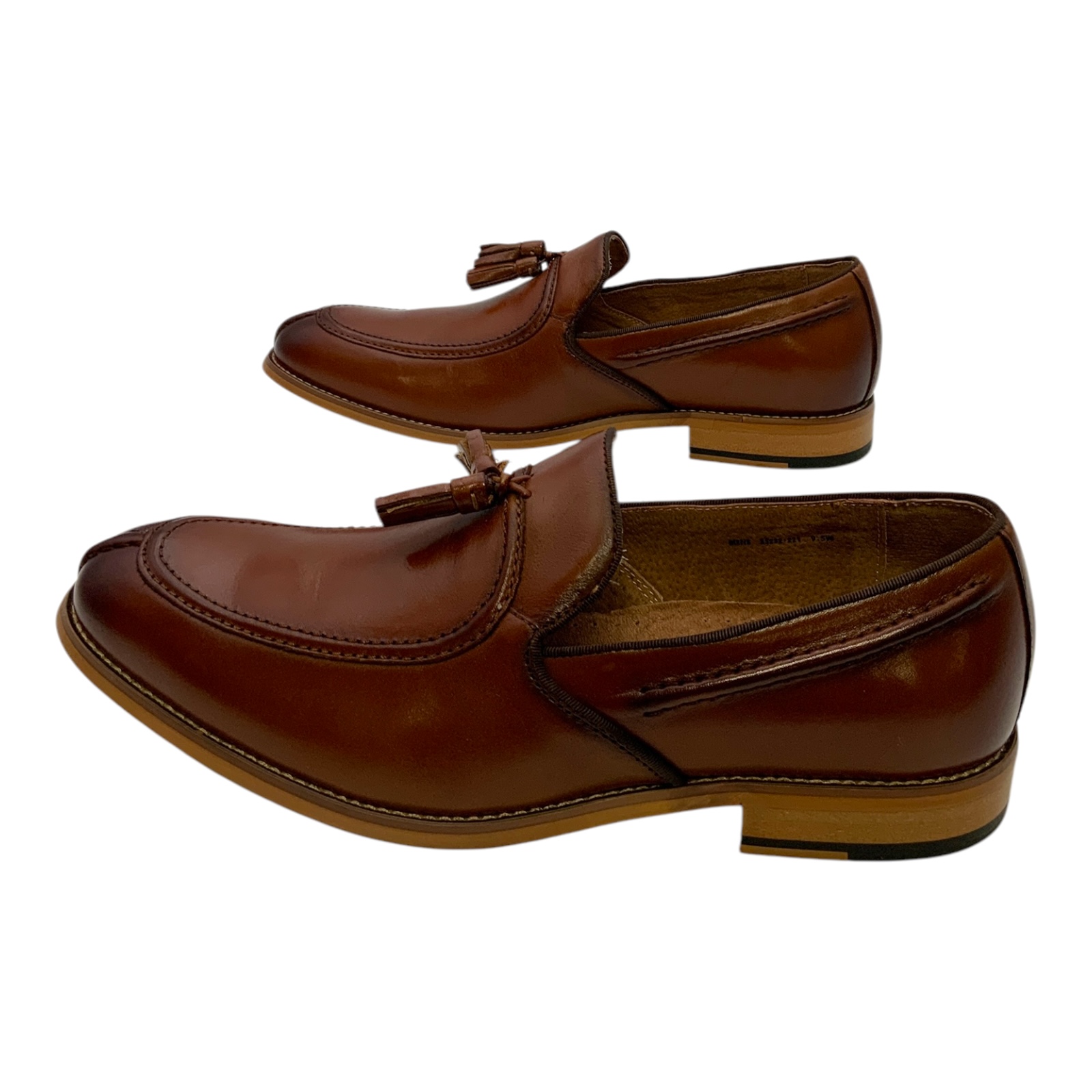 Stacy Adams Donovan Moc Toe Drop Tassel Loafer Cognac US  display picture 1