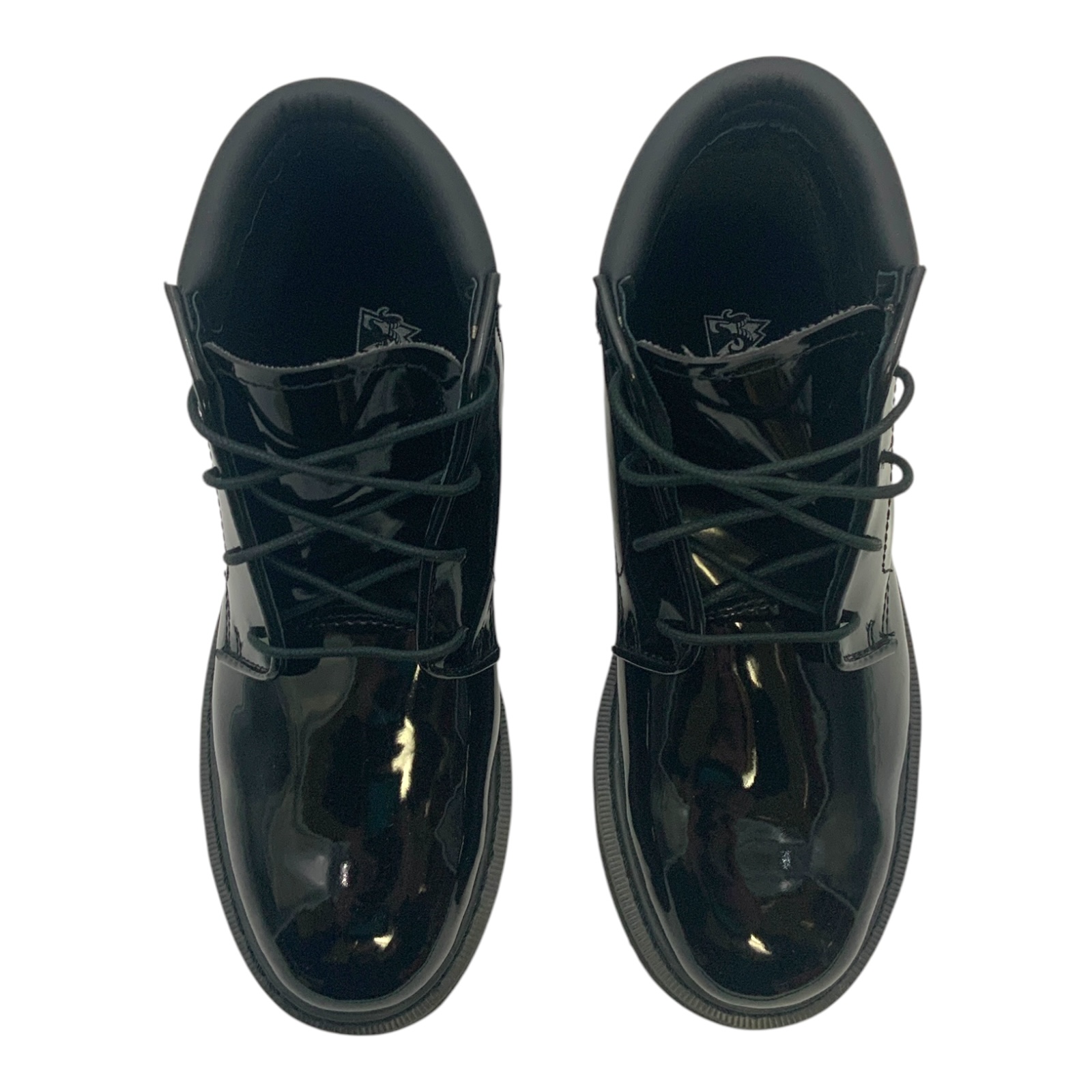Rocky High Gloss Chukka Work Boot Black Leather US Men