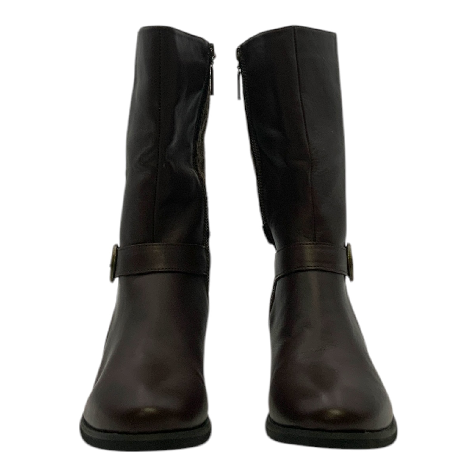 Propet Tessa Mid-Calf Boot Brown Leather US Women's 8.5 X(2E) | eBay